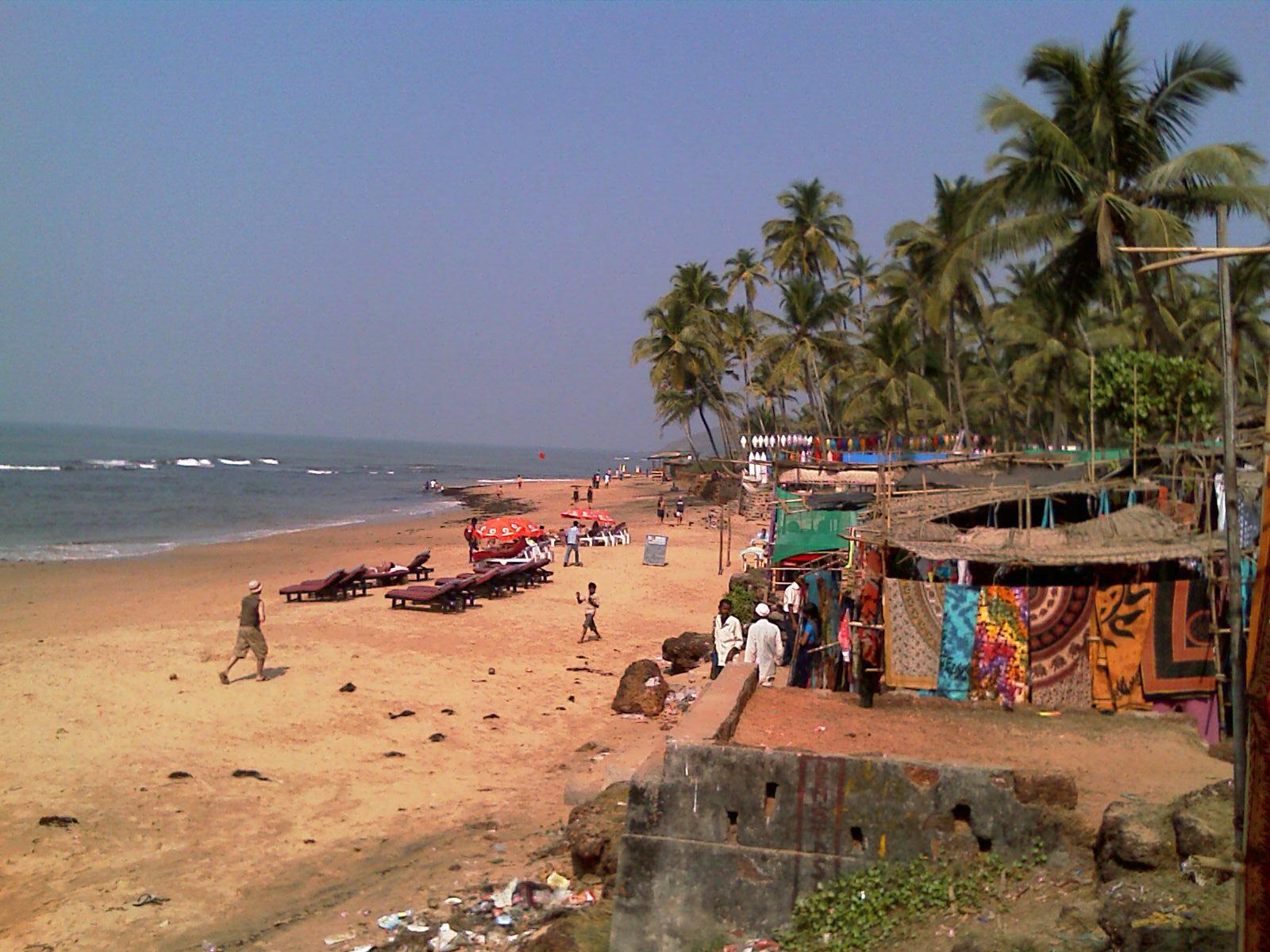 Anjuna Beach in North Goa
