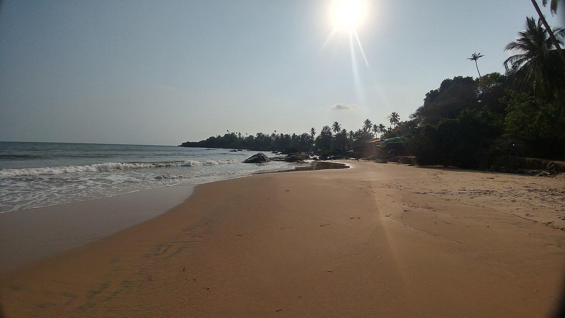 Patnem Beach in South Goa